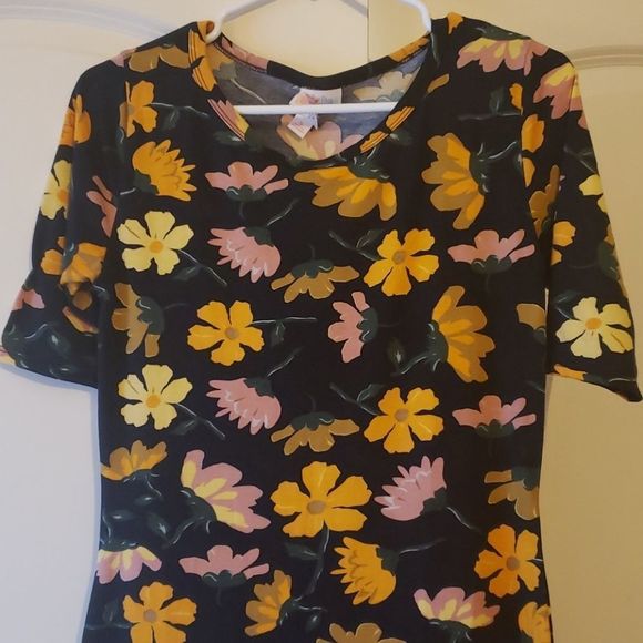 LULAROE Julia Dress Floral Print Size Small - Picture 2 of 5